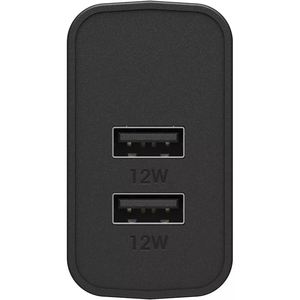 24W Dual USB‑A Compact Wall Charger