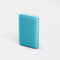 5000mAh Slim Jelly‑Textured Portable Power Bank