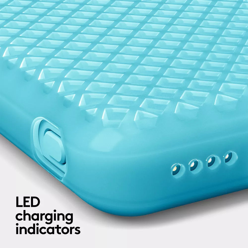5000mAh Slim Jelly‑Textured Portable Power Bank