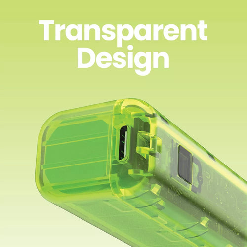 2000mAh Compact Transparent Portable Power Bank