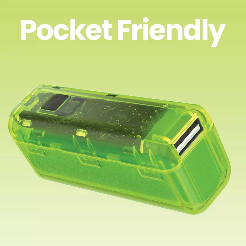 2000mAh Compact Transparent Portable Power Bank